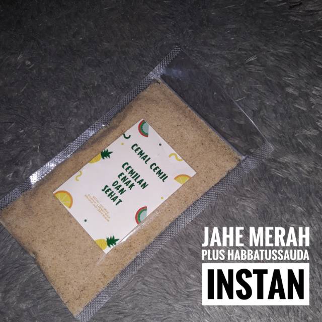 

Jahe merah instan plus habbatussauda