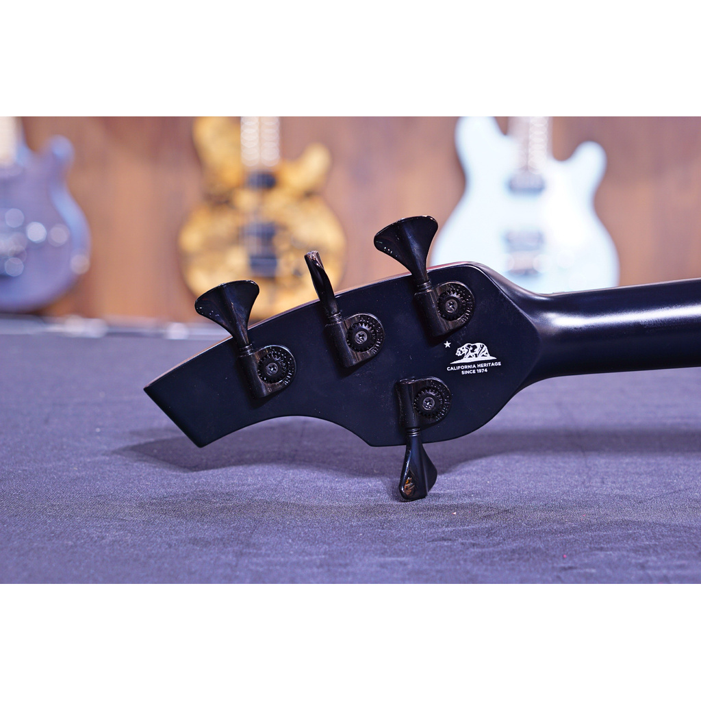 Ernie Ball Music Man Bongo 4 Bass Guitar - Stealth Black F88586