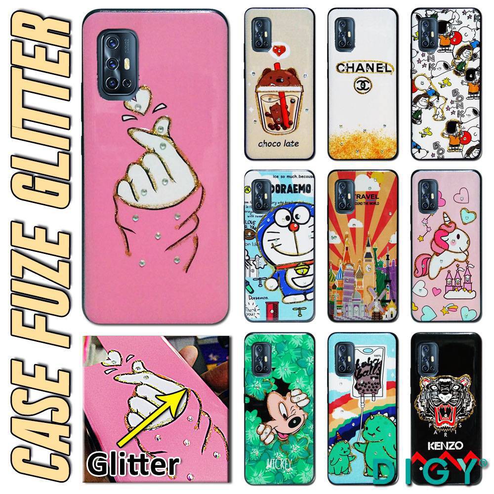 Case Fuze Glitter Vivo Y19  Y11 Y12 Y15 Y17 V17