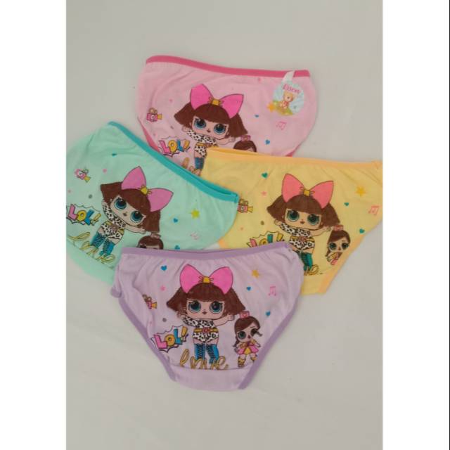 3 Pcs Cd essen Anak S sd XL 3 sd 15 Tahun