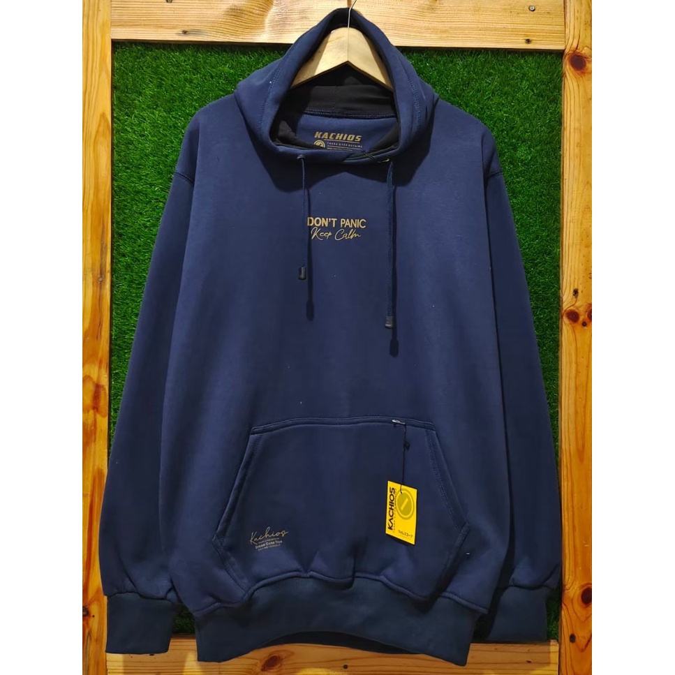 Talking Hoodie Pria Distro Sweater Hodie Original Kachios Warna Hitam Tulisan Jepang Bahan Cotton Premium Size M-XXL COD