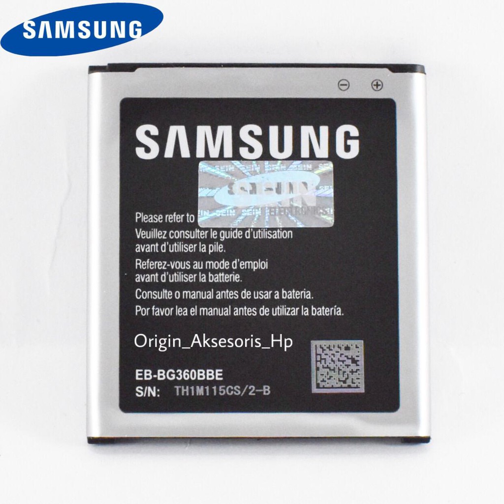 Baterai Samsung Galaxy J2 2015 J200 Original SEIN 100% dc 88