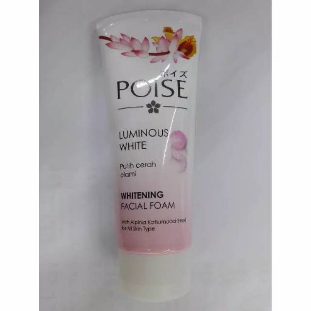 Poise Luminous White Facial Foam
