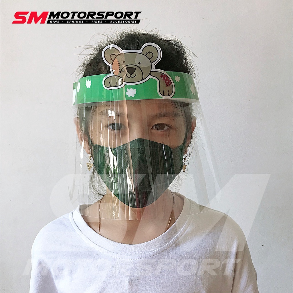 Faceshield Face Shield APD ANAK Kartun Lucu Anti Droplet Batita Balita