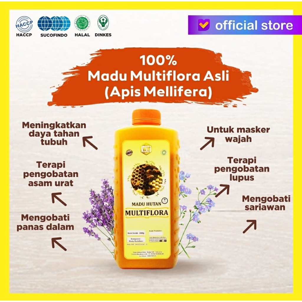 

Madu asli sari multiflora