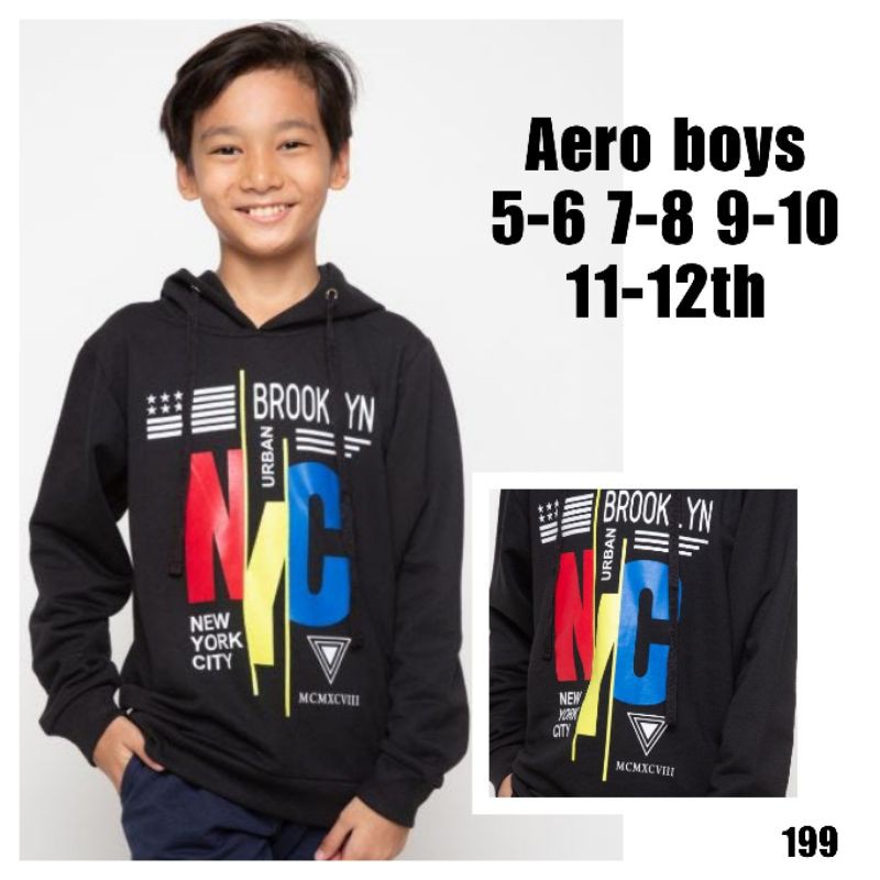 Nevada Sweater anak laki-laki / Sweater hoodie anak cowok