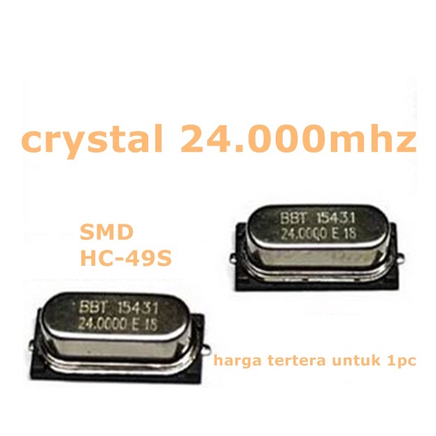 Xtal 24 mhz smd Crystal Crystall kristal 24MHz SMD 24.000mhz 24000mhz