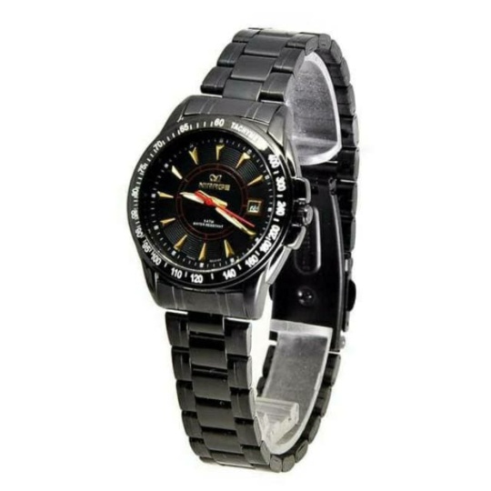 Dijual jam tangan Mirage black chain original anti air aksesoris wanita Murah