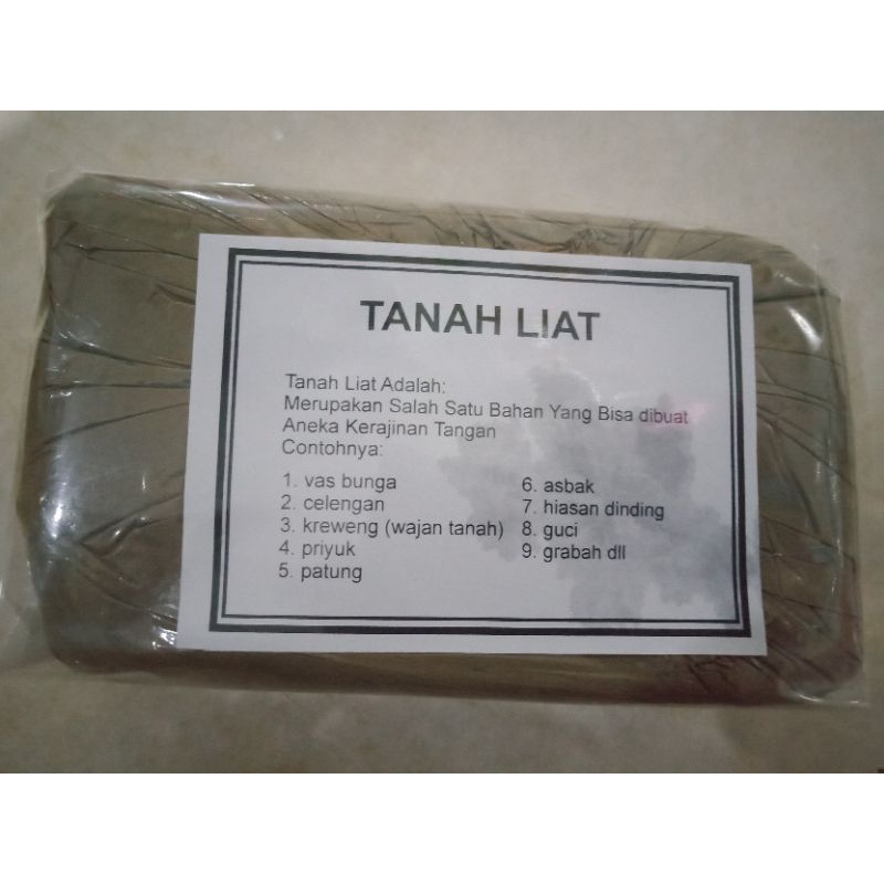 

Tanah liat 1kg