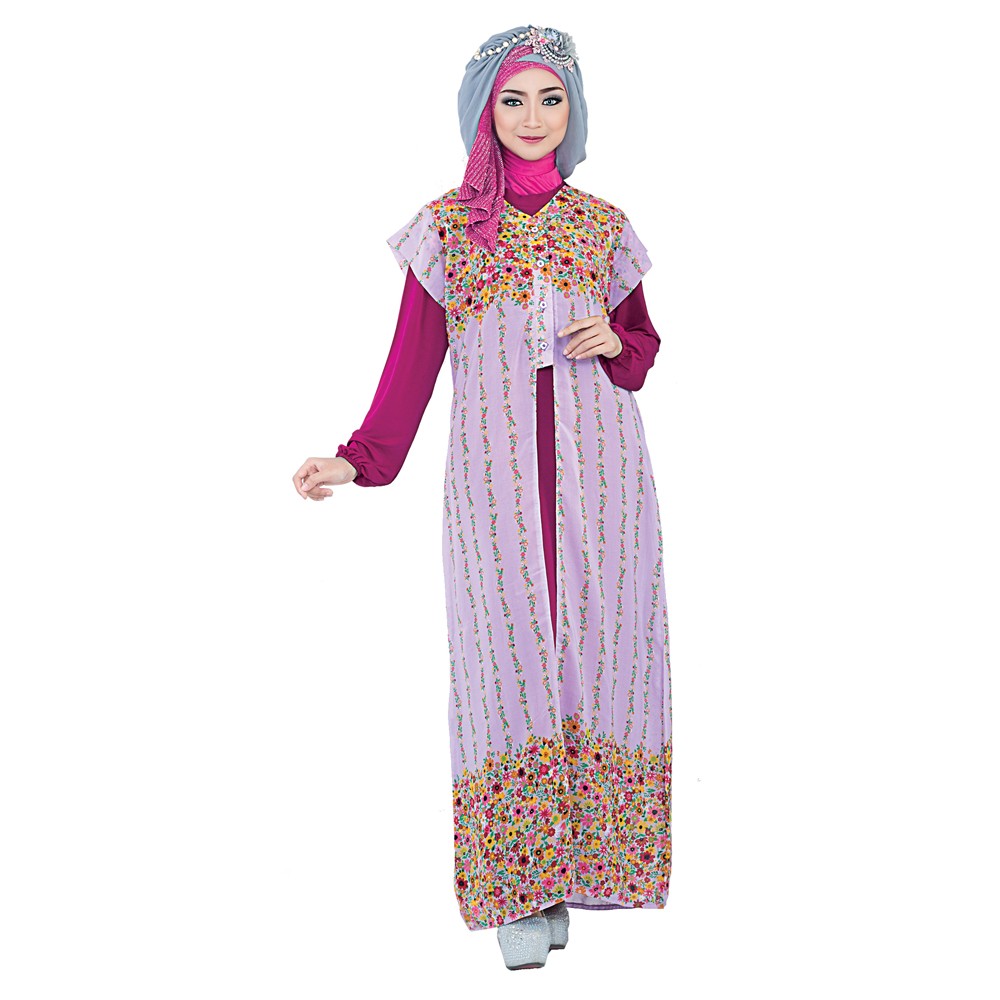 GAMIS WANITA - BAJU GAMIS WANITA - GAUN PESTA MUSLIMAH - BAJU PESTA - BAJU LEBARAN WANITA - JHS 095
