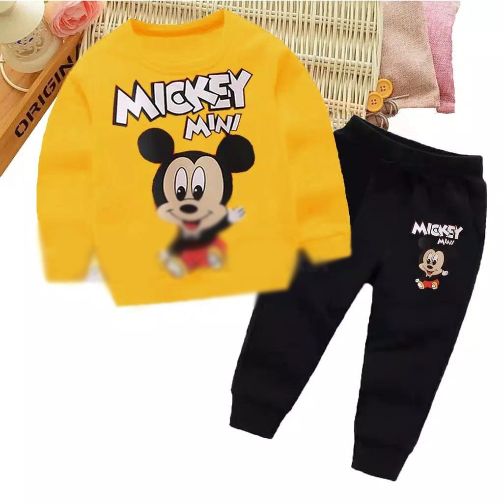 SETELAN SWEATER MIKINI / SETELAN KEKINIAN ./SETELAN TERLARIS / SETELAN ANAK  / SETELAN TERBARU