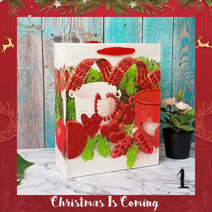 

PAPER BAG TALI GOODIE BAG GIFT / CHRISTMAS NATAL DECORATION - Paper Bag - 2