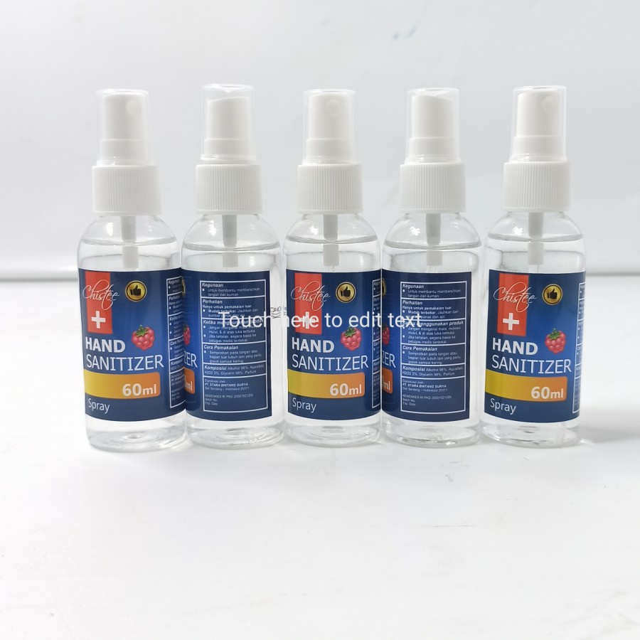 hand sanitizer spray 60ml 72botol grosir