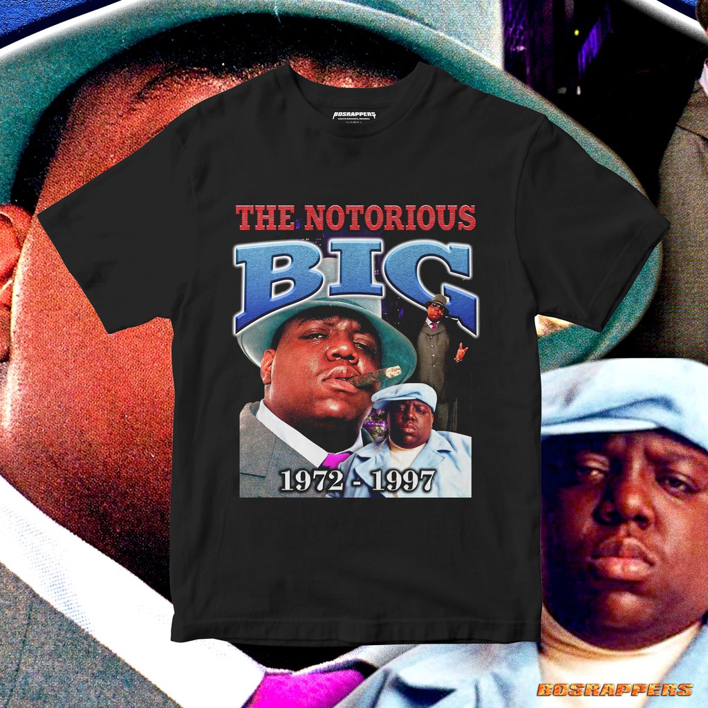 THE NOTORIOUS BIG RAP TEE | THE NOTORIOUS BIG RAP TSHIRT | KAOS THE NOTORIOUS BIG