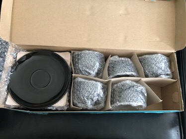Cangkir Set Cafe Hitam 6 Pasang