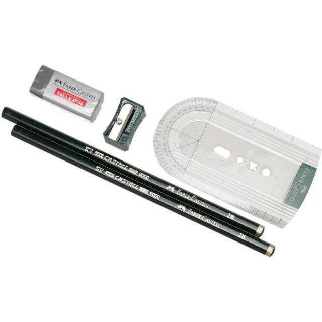 

mdn Pensil Faber Castell 2B Paket Ujian Standar