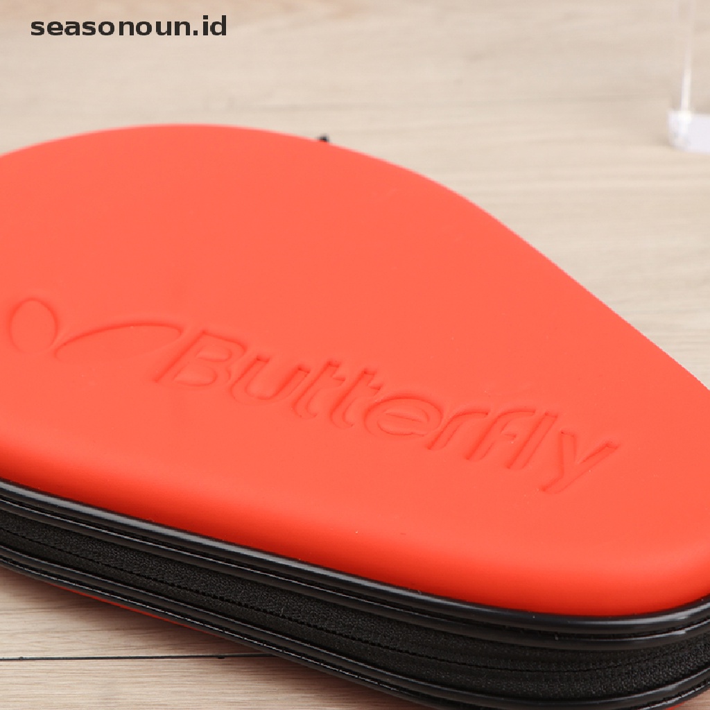 【seasonoun】 Table Tennis Racket Set Portable Hard Gourd Table Tennis Racket Case Sports Bag .