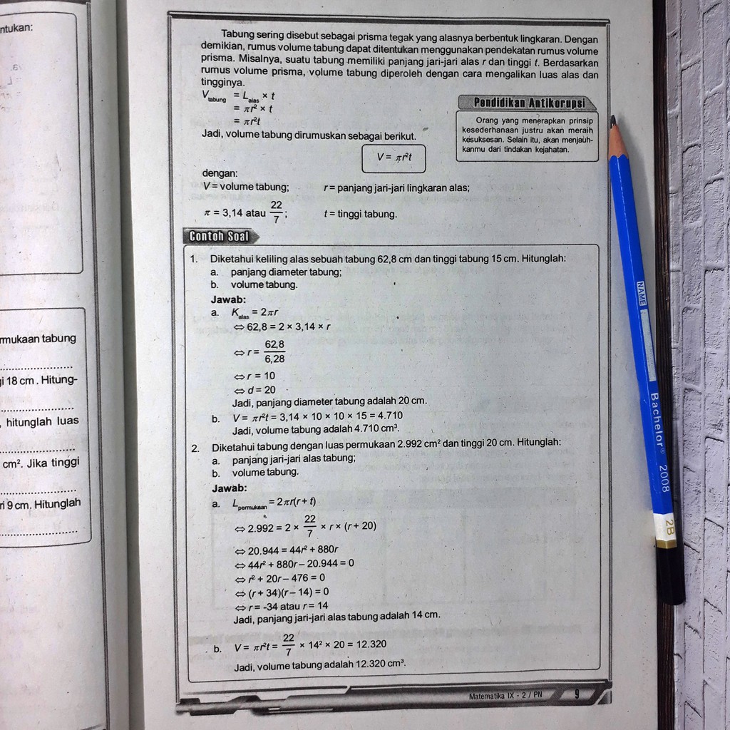 Buku Matematika Halaman 9 Dunia Sosial