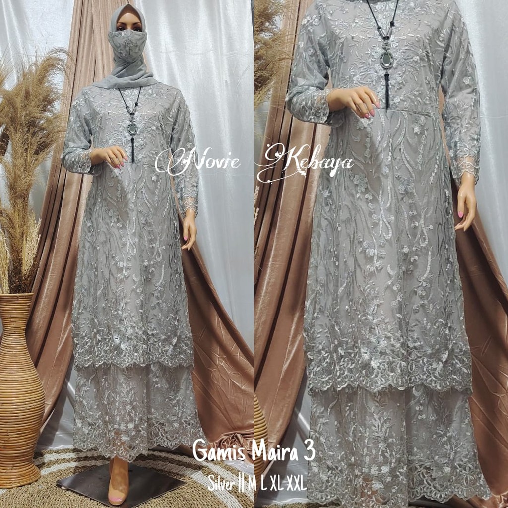 Gamis Tingkat  / Gamis Pesta Mewah / Gamis Modern / Gamis Brukat / Kebaya Modern / Gamis Busui