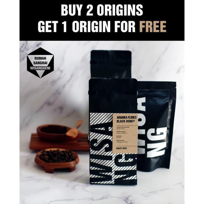 

Kopi Arabika Flores Black Honey 200 Gram - Beans