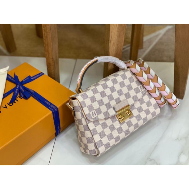 LV Croisette damier Azur Lock it Braided-Handle bag 2021 (Pls baca deskripsi lengkap)