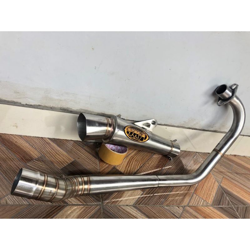 KNALPOT RACING SK1 ORIGINAL LEHER PATEN PNP MOTOR MEGAPRO CB GL TIGER bukan dsm DPJ bss rms