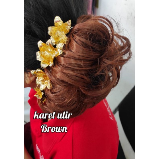 karet ulir premium//ikat rambut