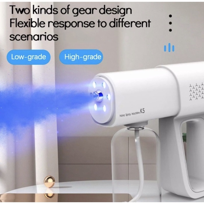 Nano spray gun disinfectant wireless