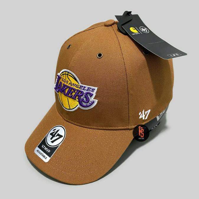 Original# Topi Original 47 Mvp Carhartt Los Angeles Lakers Khaki