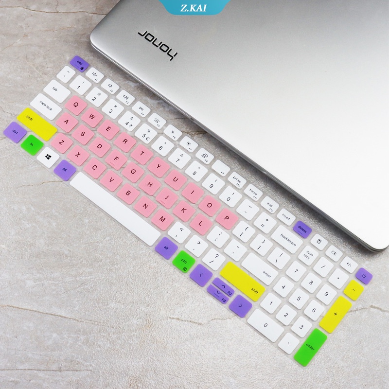 Dell Inspiron15 3000 3510 3511 3515 Cover Pelindung Keyboard Gaming Bahan Silikon Tahan Air 5510 5515 5518 15.6 &quot;(ZK)
