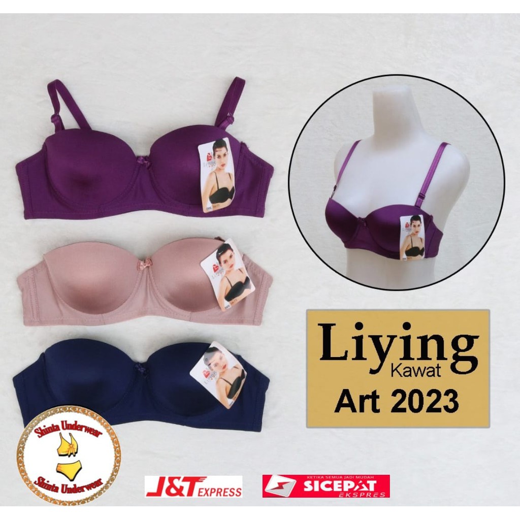 Bra Dewasa Busa Kawat/ Bra Liying Kawat 34-40/ Bra Liying Kait Dua