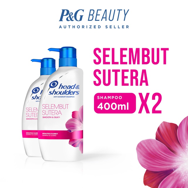 Head & Shoulders Shampoo Smooth & Silky 400ml Paket Isi 2