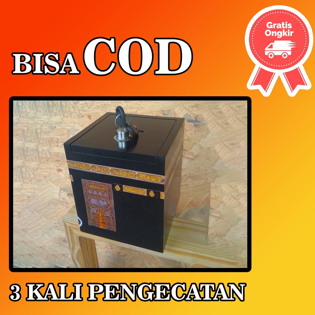 CELENGAN. CELENGAN UNIK / CELENGAN KA'BAH, CELENGAN ATM. KOTAK AMAL MASJID. CELENGAN ANAK, CELENGAN.