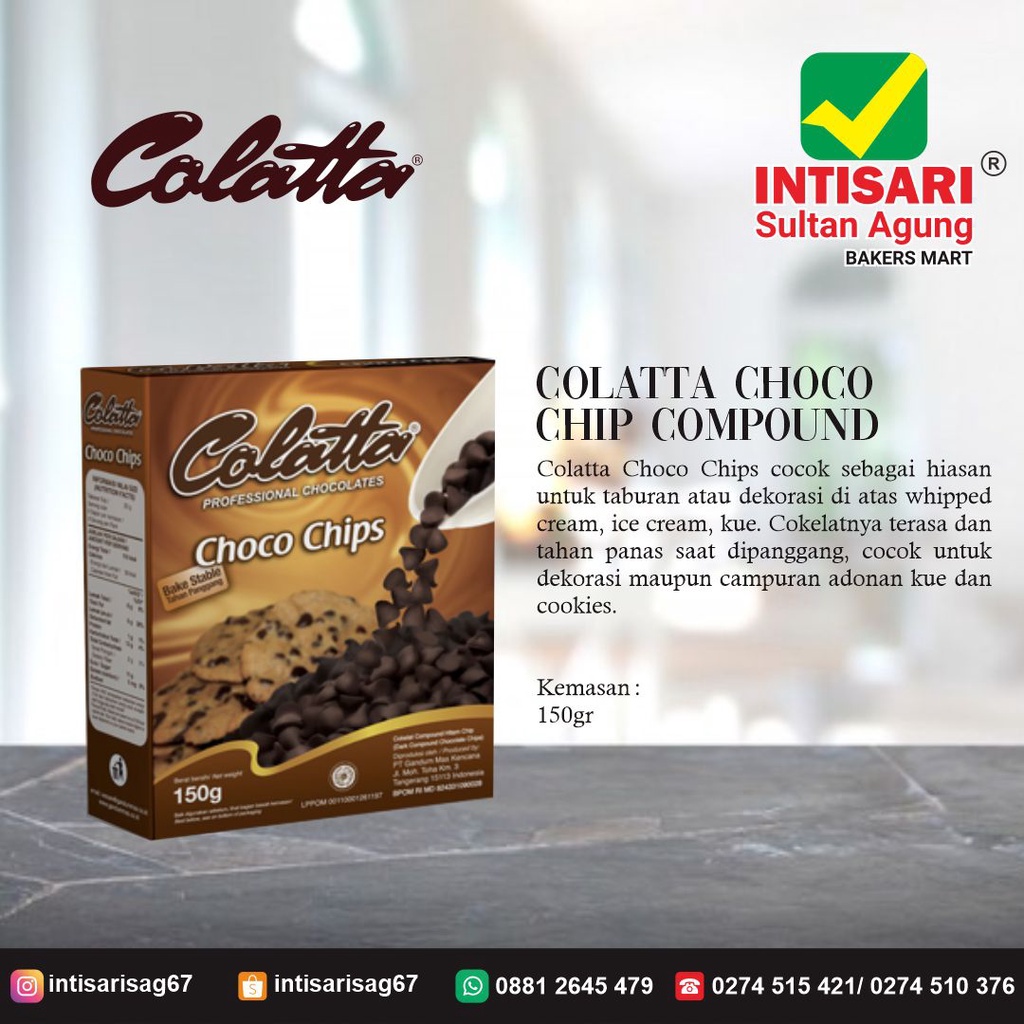 

COLATTA CHOCO CHIPS 150 GR