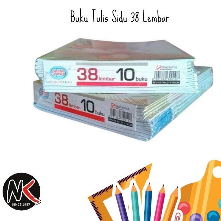

Buku Tulis Sidu/Sinar Dunia kwarto 38 Lembar