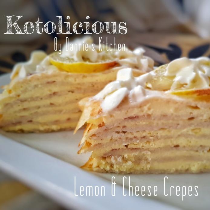 

Lemon & Cheese Mille Crepes KETO