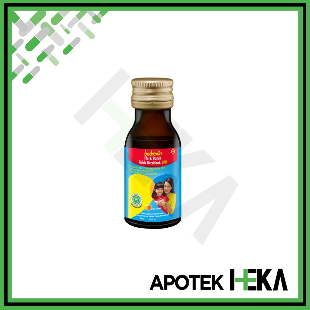 Bodrexin Flu dan Batuk Tidak Berdahak DPH Sirup 56 ml - Syrup Anak (SEMARANG)