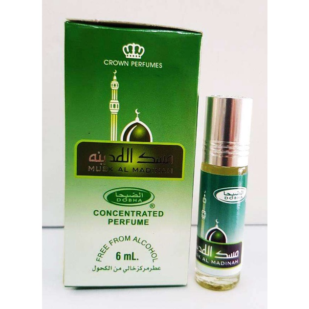 MUSK AL MADINAH Parfum DOBHA Kemasan 6ml Minyak Wangi Roll On Non Alkohol