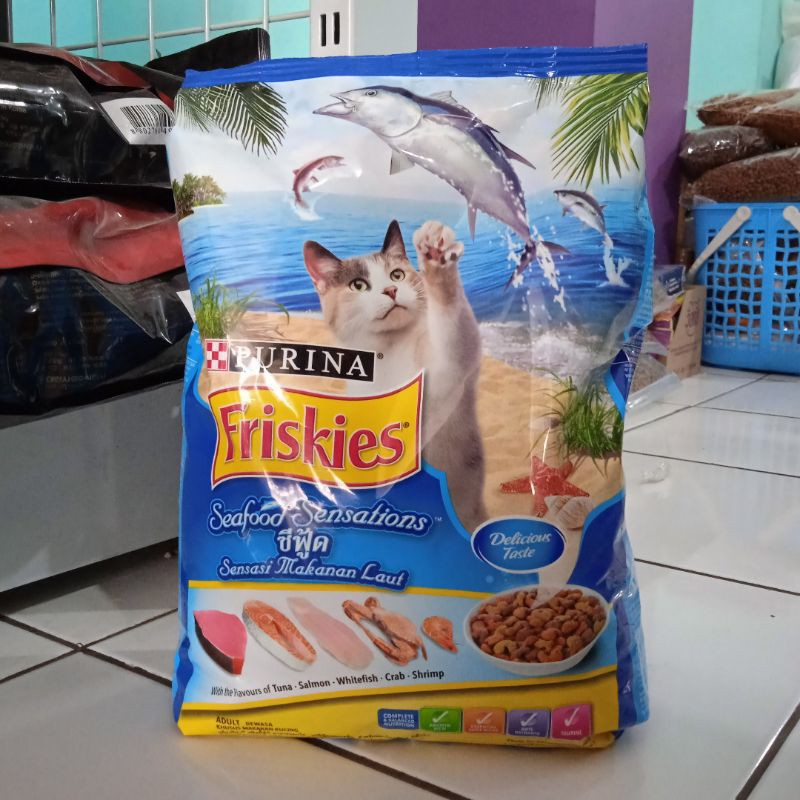 Makanan Kucing Friskies Seafood Sensations 1,2 kg 1,2kg Cat Food Murah