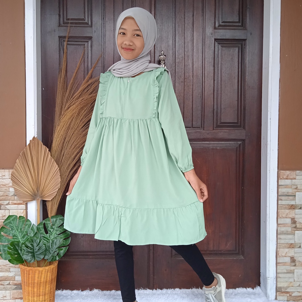 Atasan Tunik Zahra Anak Usia 7 - 9 Tahun