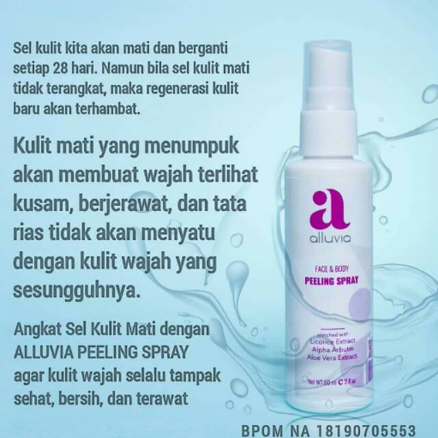 PEELING SPRAY ALLUVIA