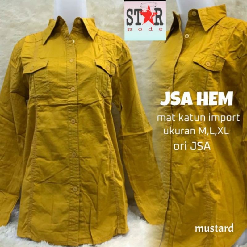 HEM KEMEJA KATUN WANITA//HEM WANITA ORI JSA