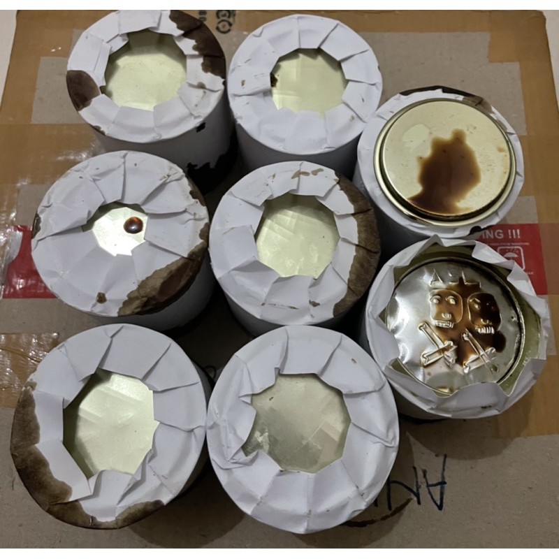 (COD/Bayar Setelah Sampai) CANDU WALET CAP 2 TENGKORAK 1 KALENG ISI 17/18bks BONUS SP ST SI