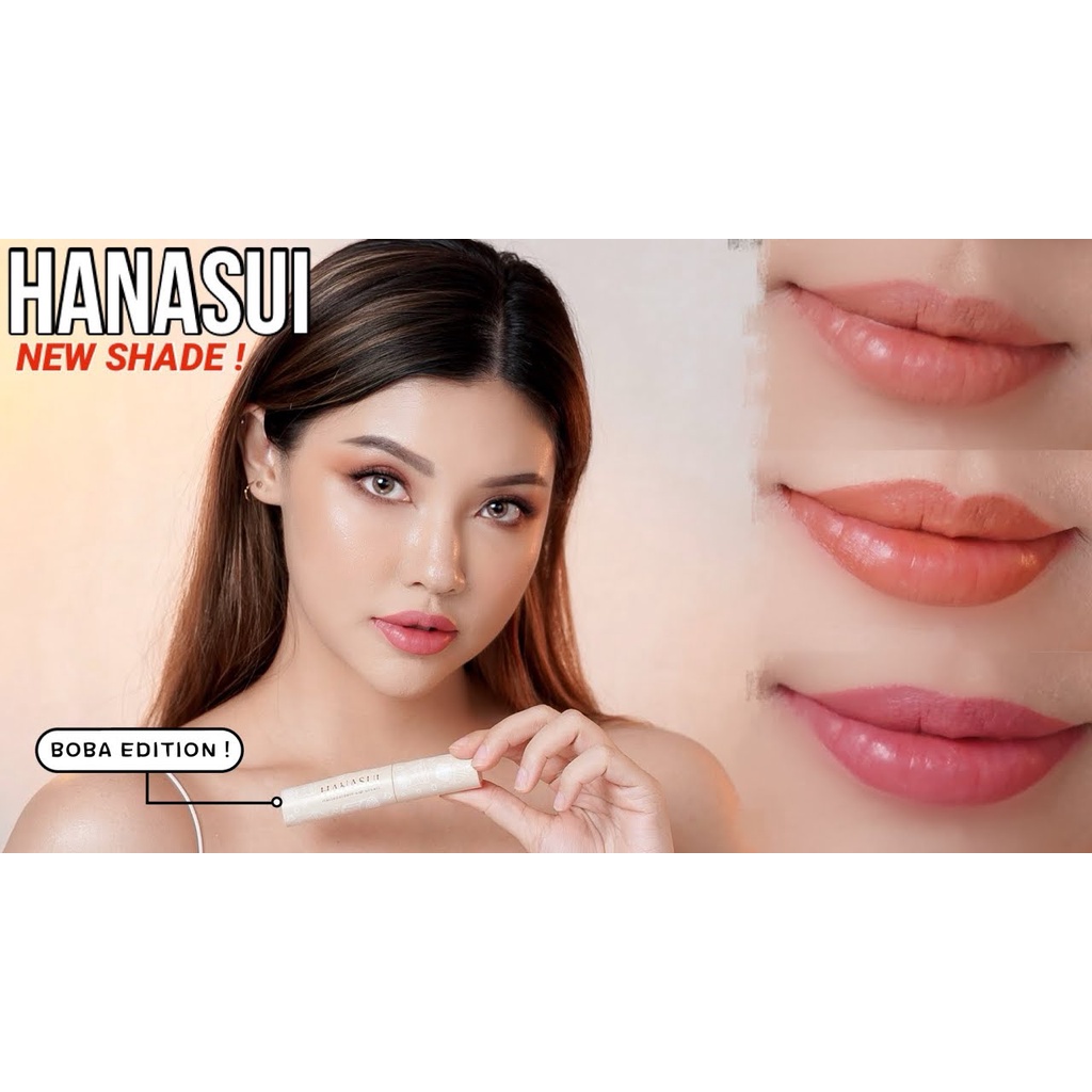 [ 1KG = 52PCS ] HANASUI BOBA EDITION LIPCEAM / LIPSTIK HANASUI MATTERODABLE BOBA EDITION (BPOM)