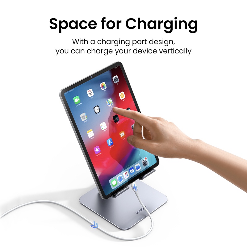 【Stok Produk di Indonesia】UGREEN Stand Holder Hp / Tablet / iPad Pro 2021 / Xiaomi / Notebook Bisa Dilipat