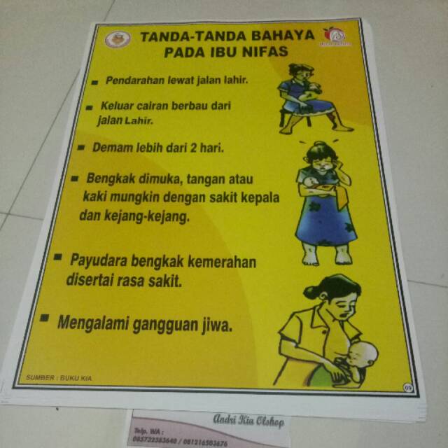

Poster Tanda Tanda Bahaya Pada Ibu Nifas
