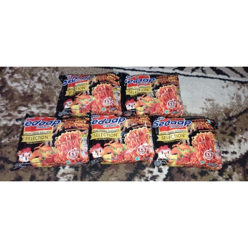 

Mie Sedaap Korean Spicy Chicken Goreng 5 Pcs