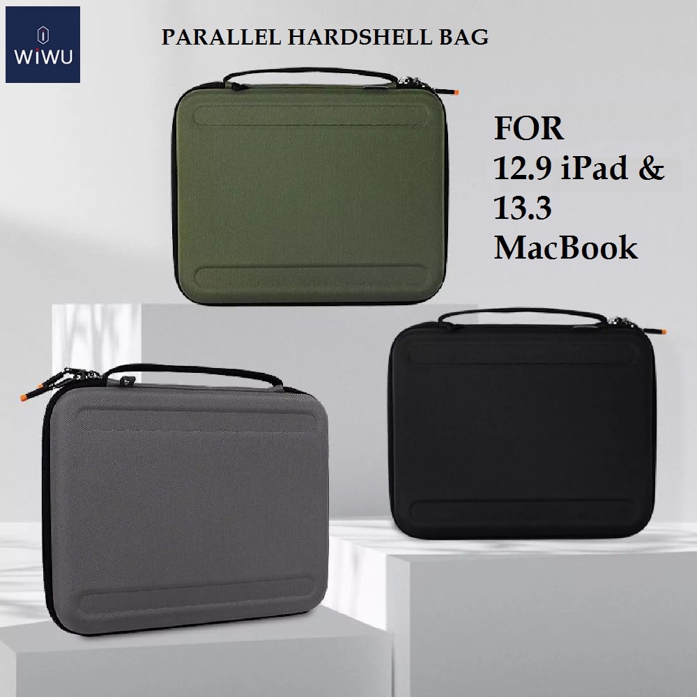 WIWU 12.9-inch Parallel Hardshell Bag - Gagdet Accesories Organizer