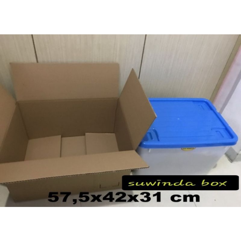 

Kardus Besar uk 57,5x42x31 cm untuk pindahan dll, code x14