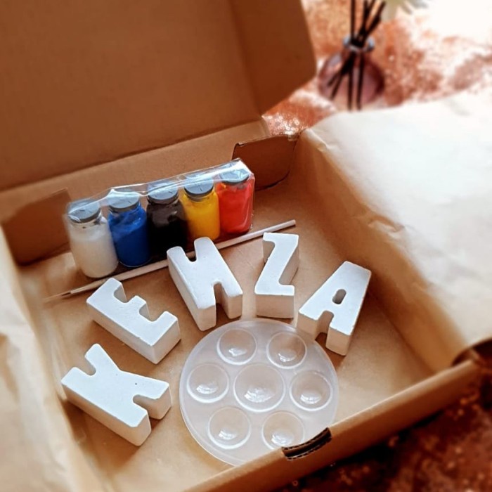 

Produk Terbaru Painting Kit Gypsum G ( Custom Nama )